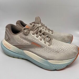 Brooks Glycerin 21 Womens Running Shoes Coconut Aqua Size 8 Walking Comfort